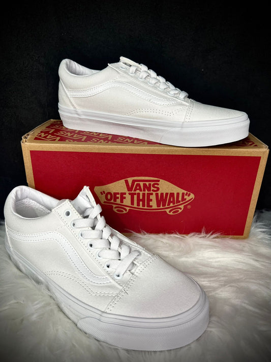 VANS Old Skool - True White - Talla 39