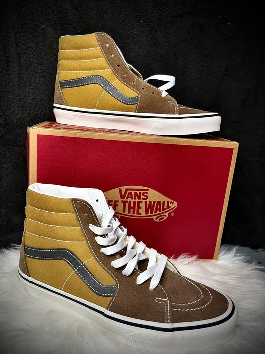 VANS SK8-Hi - Canvas/Suede Pop Brown - Talla 41