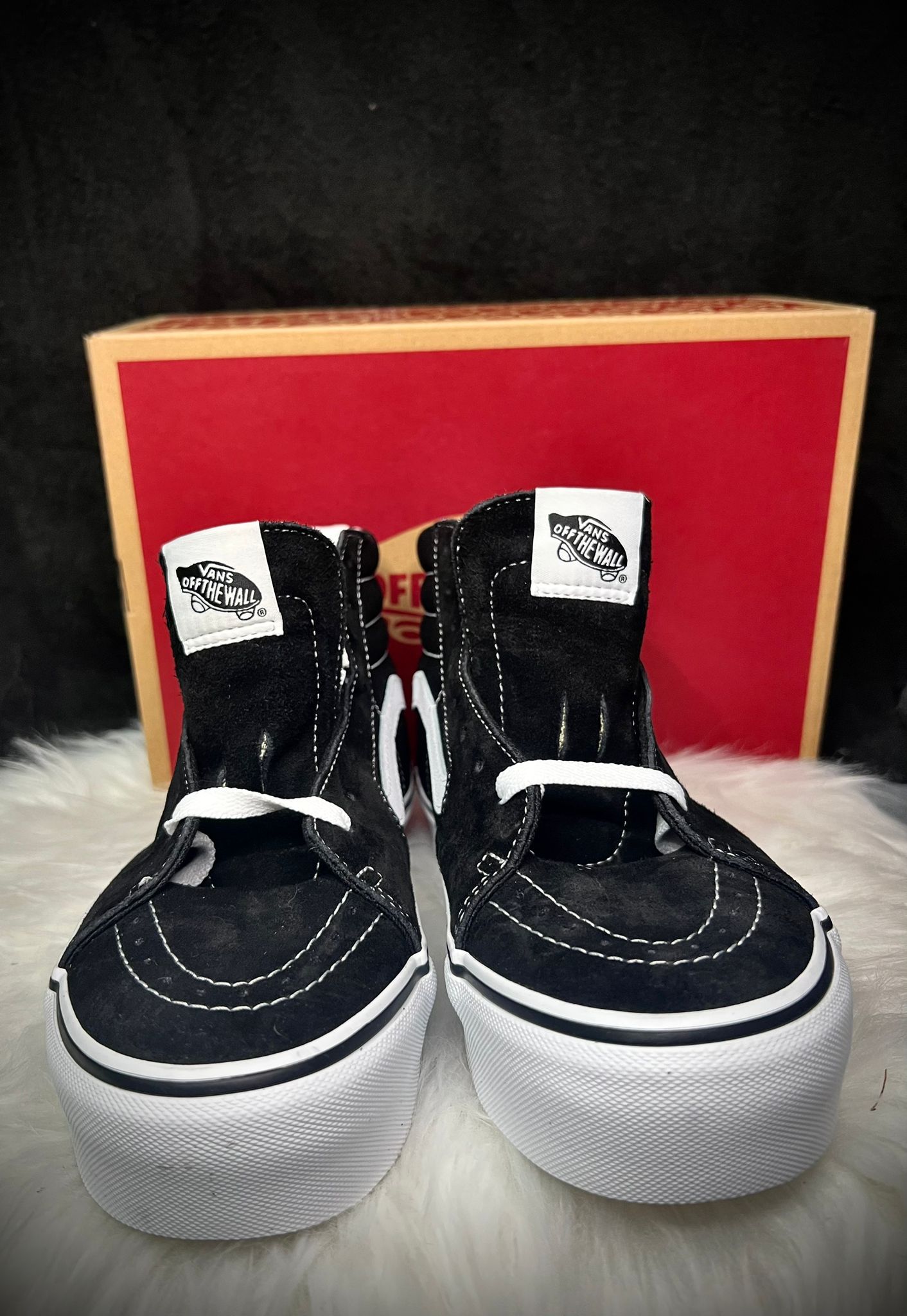 VANS SK8-Hi Platform 2 - Black/True White - Talla 39