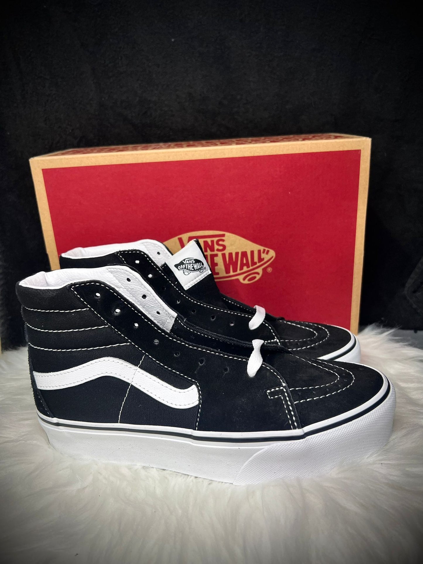 VANS SK8-Hi Platform 2 - Black/True White - Talla 39