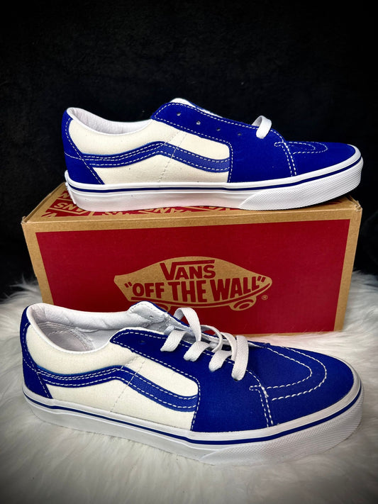 VANS SK8-Low - Blue/Marshmallow - Talla 36